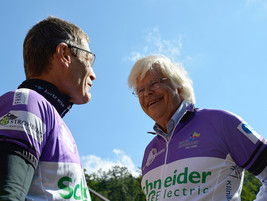 Landrad(t)s-Tour 2015: Thomas Schiebel with Kurtz Ersa - shareholder Walter Kurtz