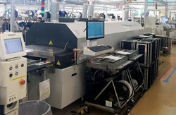 Reflow Soldering System HOTFLOW 4/14 in the Eaton MTL Production Area