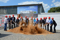 Ground-breaking ceremony at Ersa in Wertheim on 19 July 2018