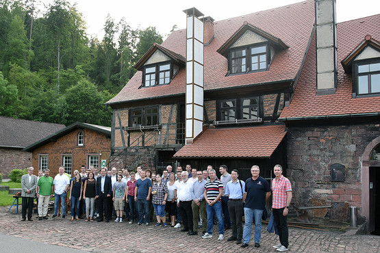 The participants of the 2nd "Design for Manufacturing" seminar during the visit of the Kurtz Ersa company origin in Hasloch