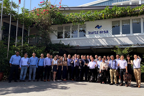 December 2018: Participants of the Asia Sales Meeting at the new Kurtz Ersa location in Ho Chi Minh City, Vietnam