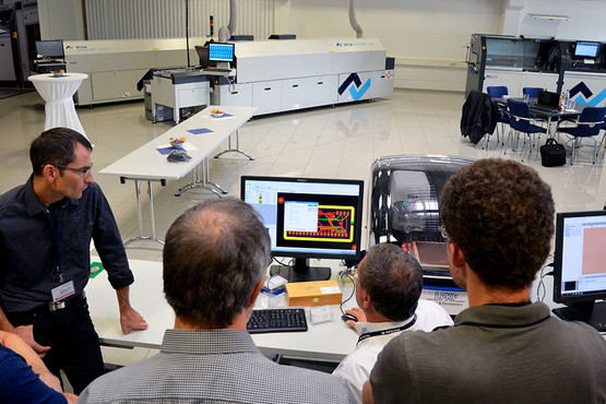 Practical demonstrations at the joint LPKF and Ersa techseminar in Wertheim am Main