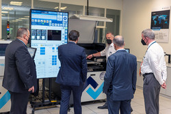 Part of the Technology Forum: LIVE machine demos, e.g. on the VERSAPRINT 2 stencil printer, which combines 100% inspection with maximum efficiency