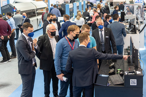 With a spacious booth, Ersa presented its comprehensive product range on 600 m2 under the anniversary motto "Yesterday, Tomorrow and Beyond." - including three absolute world premieres for electronics manufacturing