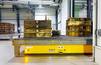 Automatic transport logistics with unmanned floor conveyors